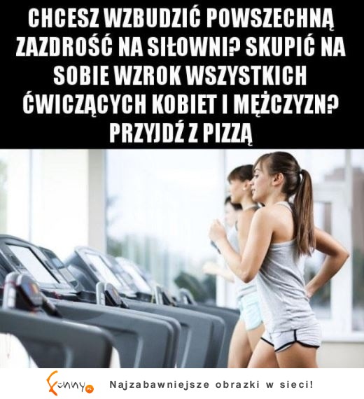 Najlepszy sposób by zwrócić na siebie uwagę WSZYSTKICH ludzi na siłowni :P