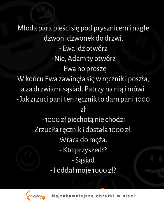 Młoda para pieści się pod prysznicem i nagle dzwoni dzwonek do drzwi :D