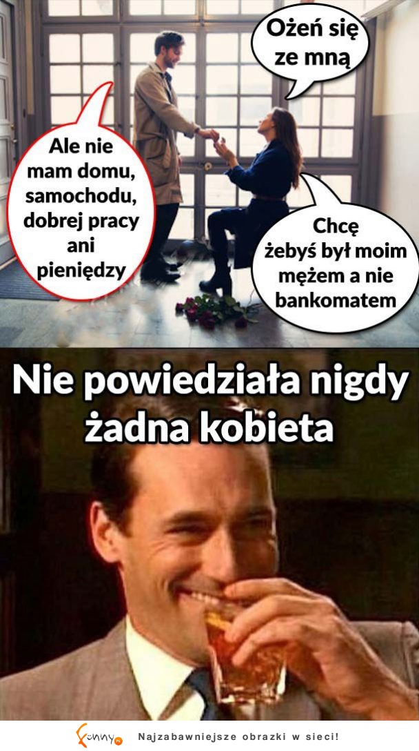 powiedziała, tylko nie do ciebie