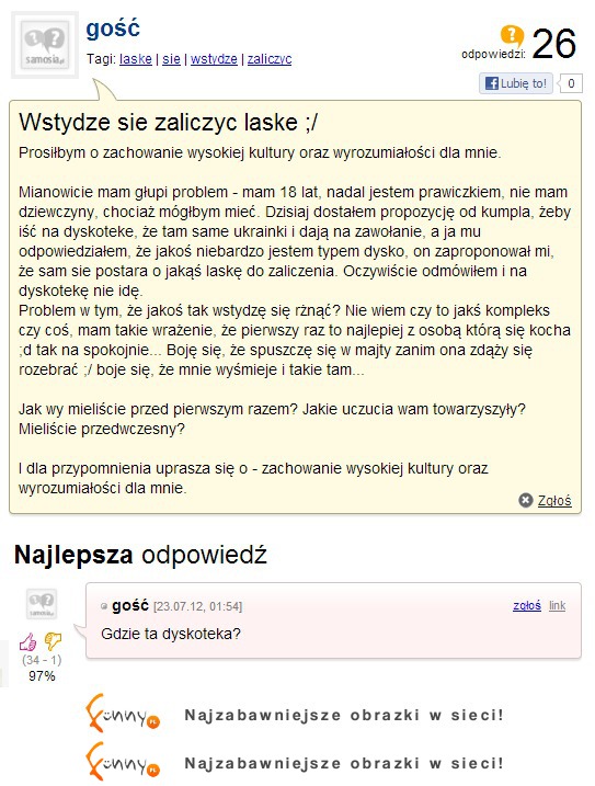 Laska pyta jak zaciągnąć FACETA do łóżka? Zobacz co jej odpowiedzili! MEGA :D