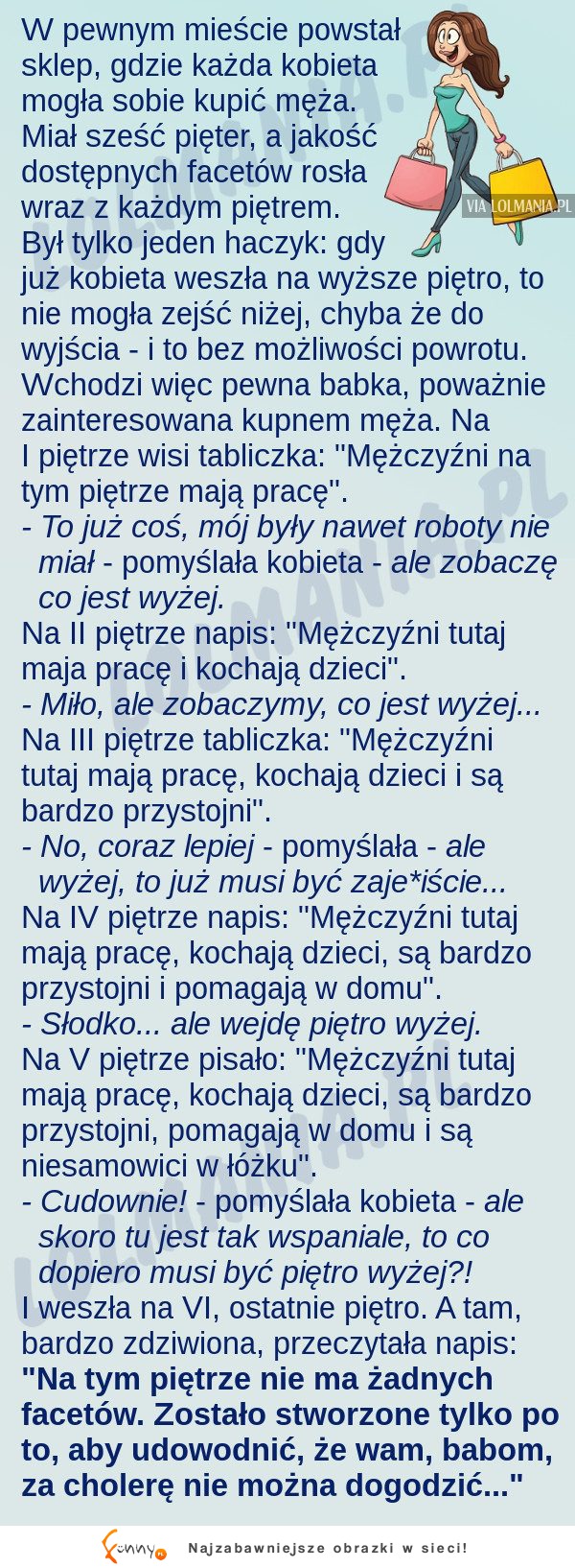 Sklep z mężczyznami! Kobieta wybierała najlepszego, aż tu nagle... SZOK!