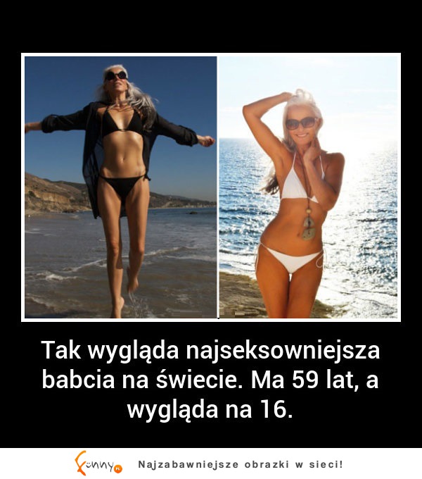 Tak wygląda NAJSEKSOWNIEJSZA BABCIA na świecie! Wygląda na 20 lat!