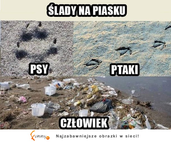 Ślady na piasku :)