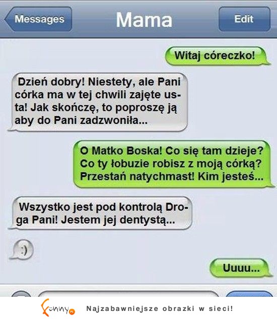 Matka pisze sms do córki! ZOBACZ co jej odpisała DOBRE! :D