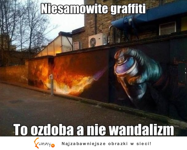 Na takie graffiti miło się patrzy