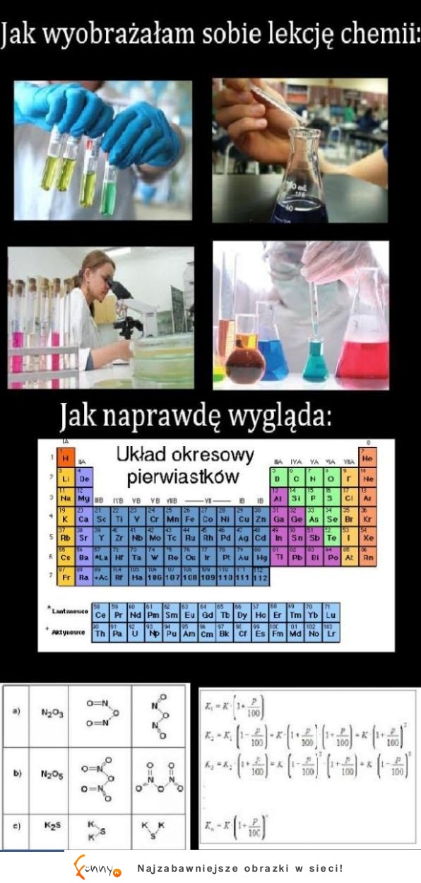 Lekcja CHEMI - KIEDYŚ vs. TERAZ! Zgadza się? ;D