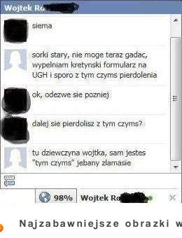 TOP 10 najlepszych rozmów na fejsie! Ostatnia RZĄDZI - co za koleś ;D