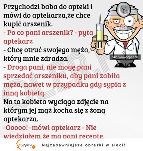 Aptekarz był oburzony, ale kiedy pokazału mu... HAHA DOBRE!