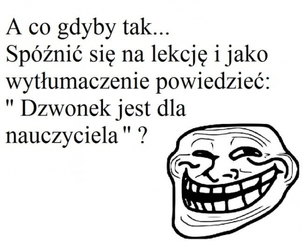 A co gdyby tak...