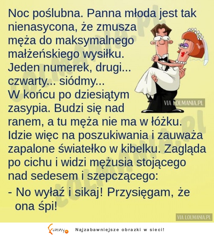 Żona miała duże potrzeby XD ZOBACZ problem męża... HAHA!