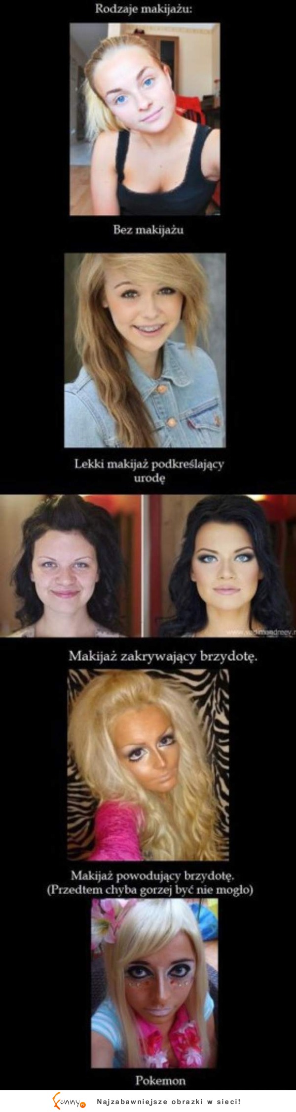 Rodzaje makijażu :-)