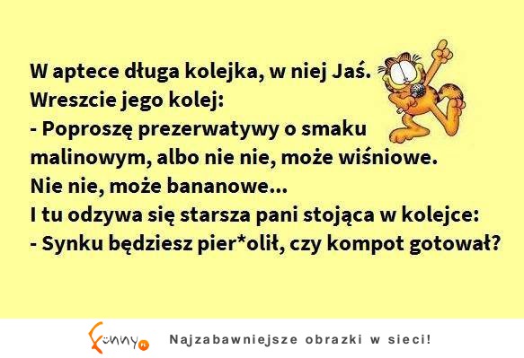 Jasiu kupuje PREZERWATYWY i nie mkoże się zdecydować, na to sprzawca... HAHA!