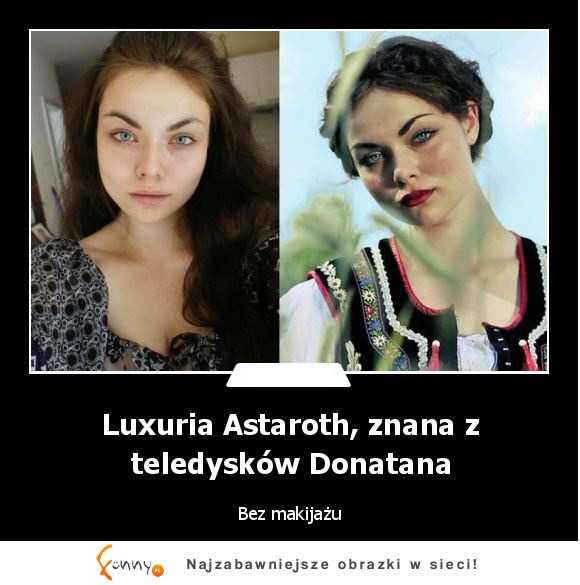 Dziewczyna z teledysków Donatana bez makijażu!