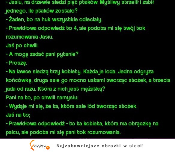 Kawał: Jedzenie banana świadczy o...