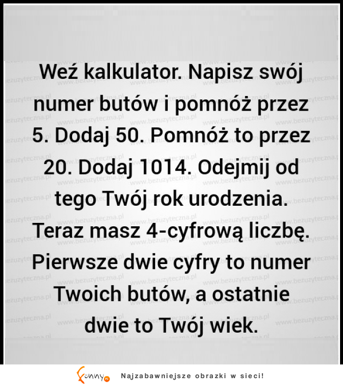 WOW! Wam też tak wyszło? :)