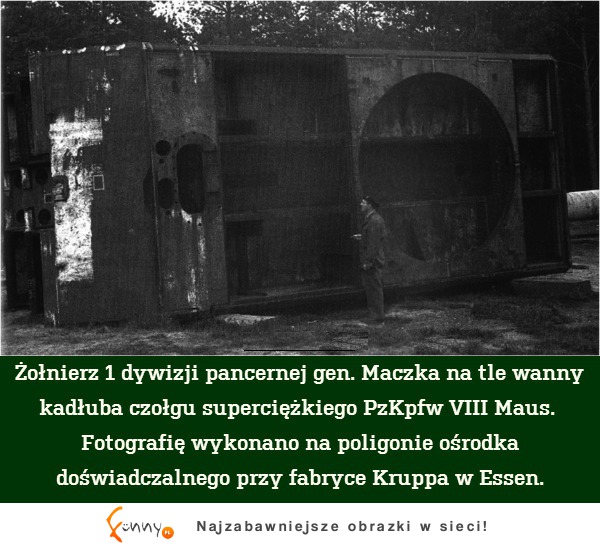 Żołnierz 1 dywizji pancernej gen. Maczka! Masakra jak to wygląda :O