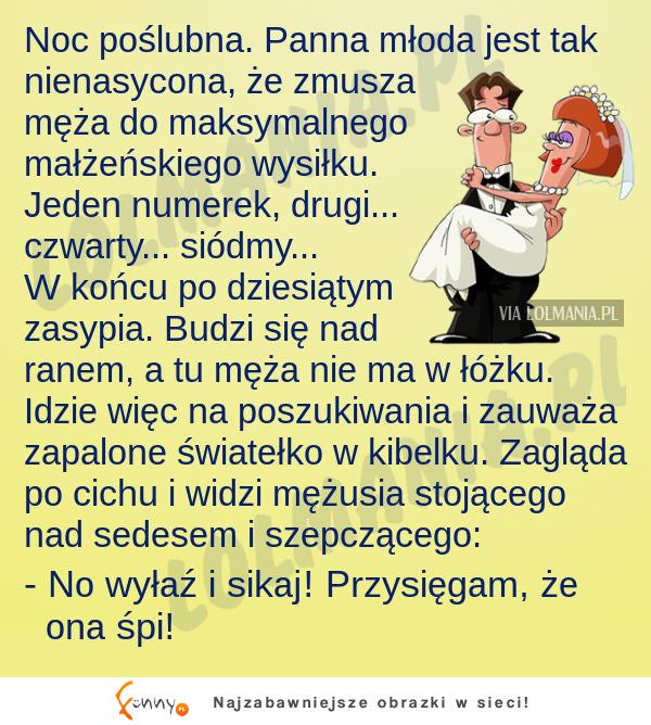 Facet miał bardzo nienasyconą żonę! ZOBACZ co usłyszała od niego w nocy!