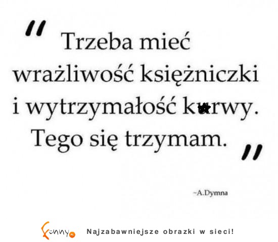 Tego się trzymam