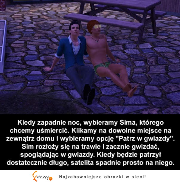 Jak kreatywnie zabić swojego Sima - poradnik! :D