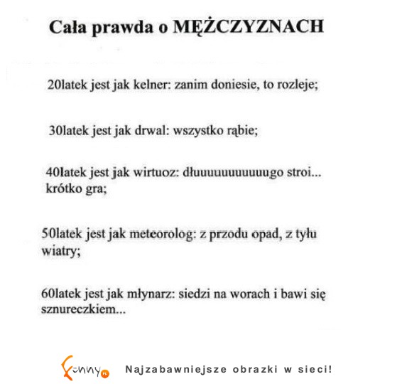 Cała PRAWDA o MĘŻCZYZNACH! Musisz to zobaczyć- MOCNE