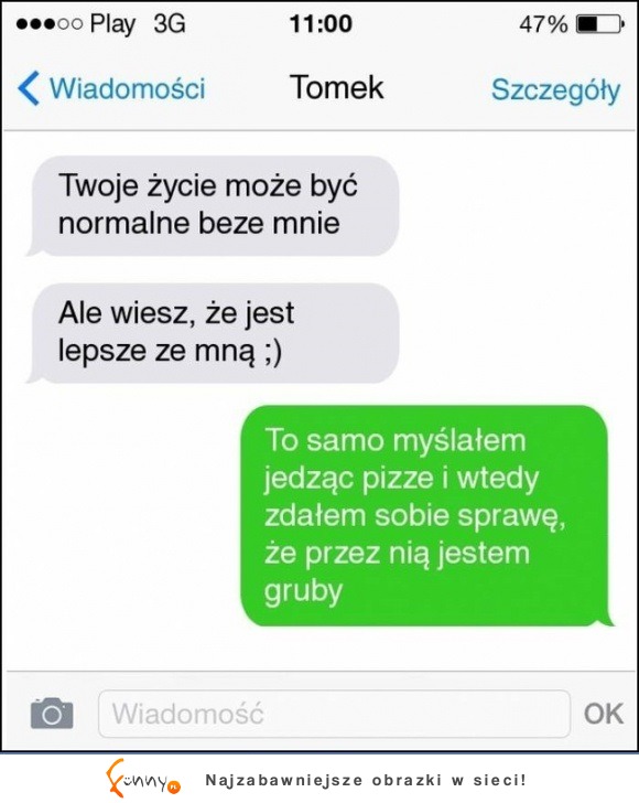 Czyżby lepsze? A może takie samo? Zobacz co koleś jej odpisał!