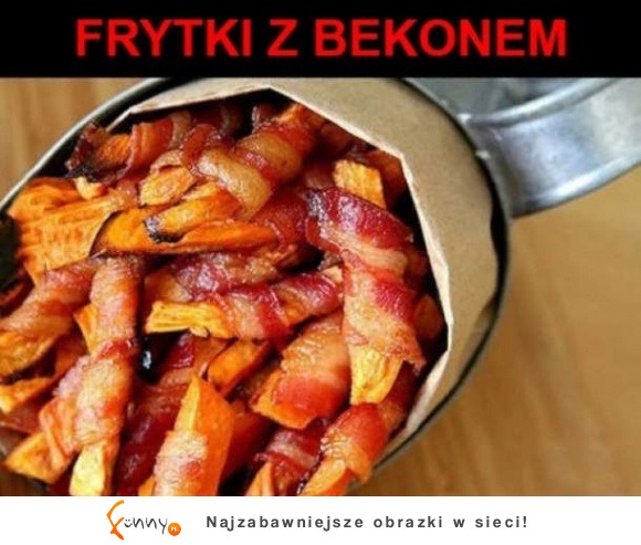 Frytki z bekonem