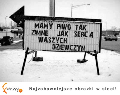 Piwo zimne jak...