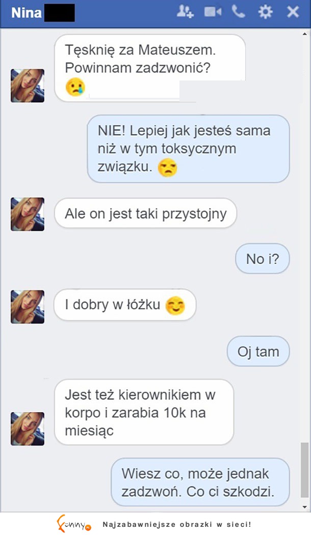 Dziewczyna nie wie czy pogodzić się z chłoapkiem. ZOBACZ co poradziła jej koleżanka. MASAKRA Dziewczyna nie wie czy pogodzić się z chłoapkiem. ZOBACZ co poradziła jej koleżanka. MASAKRA