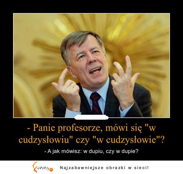 Panie profesorze