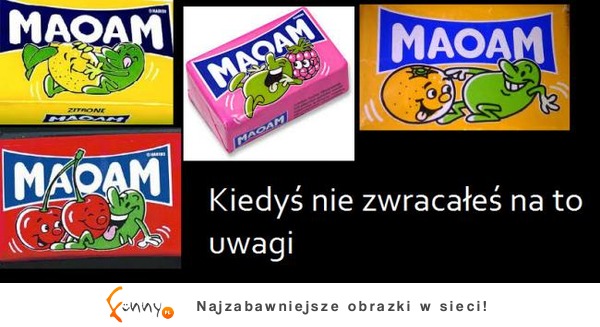 Kiedyś nie zwracałeś na to uwagi :D