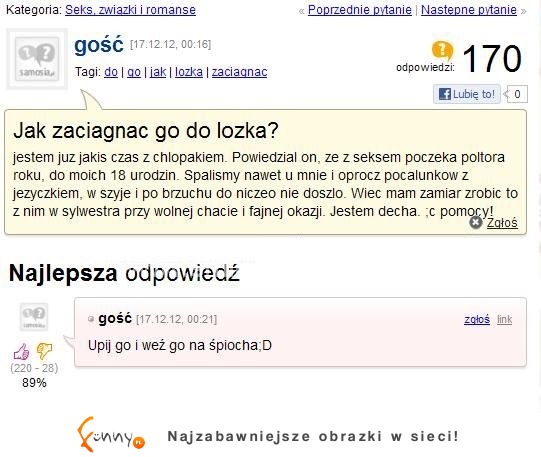 Jak zaciągnąć go do łóżka? Dziewczyna ma problem z prawiczkiem ;D