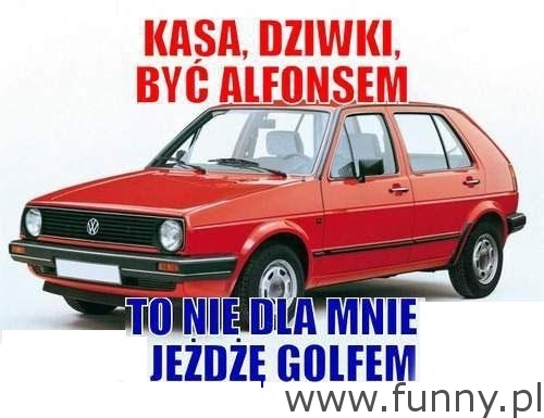 jezdze golfem