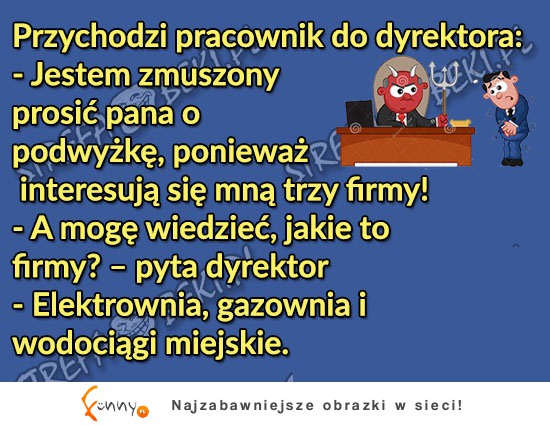 Facet znalazł oryginalny sposób na proszenie szefa o pieniądze!