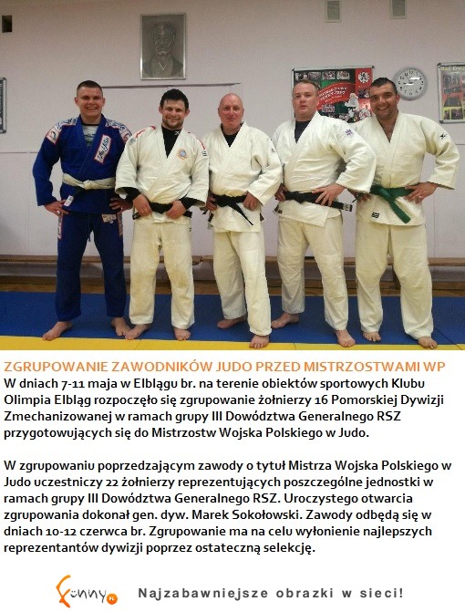 Już niebawem Mistrzostwa Wojska Polskiego w judo!