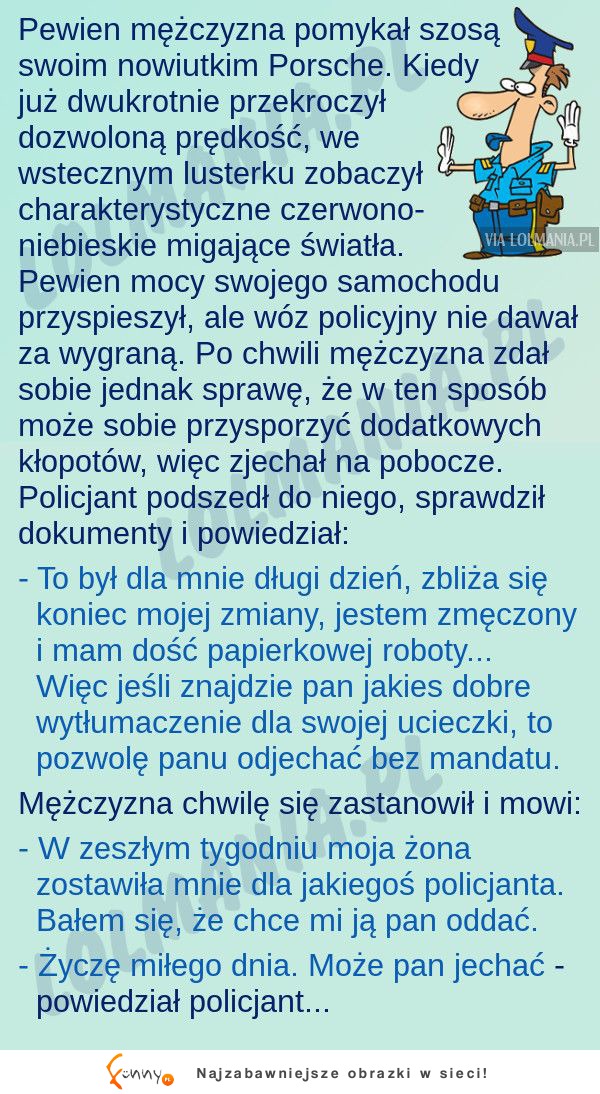 Faceta złapała polacja! ZOBACZ jak się tłumaczył LOL!