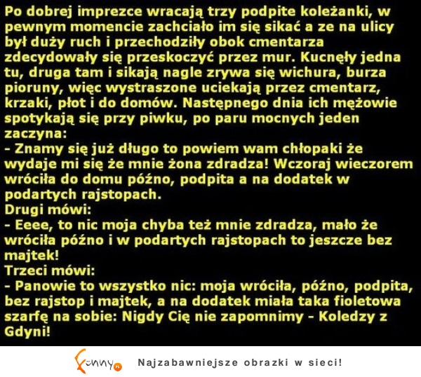 Po dobrej imprezie wracają trzy podpite koleżanki! ZOBACZ jak to się skończyło :)