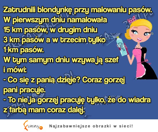 BLONDYNKA maluje pasy na ulicy! Codziennie pracowała gorzej, aż... SZOK! HAHA