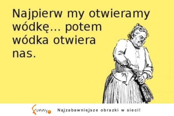 Otwieramy wódkę