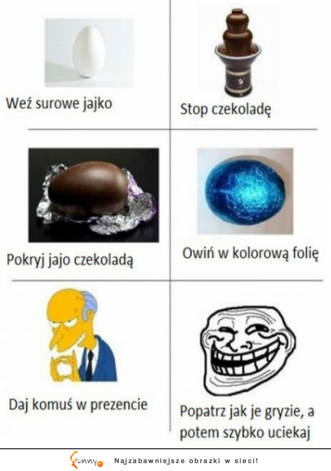 Jak strollować kogoś na jajko z niespodzianką xD