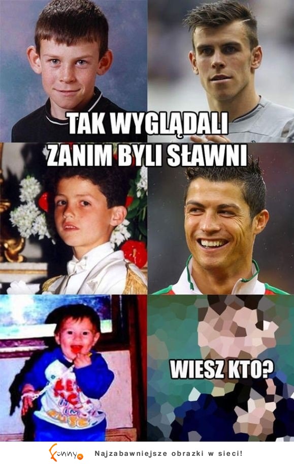 Tak wyglądali zanim byli SŁAWNI! Gareth Bale najlepszy! :D