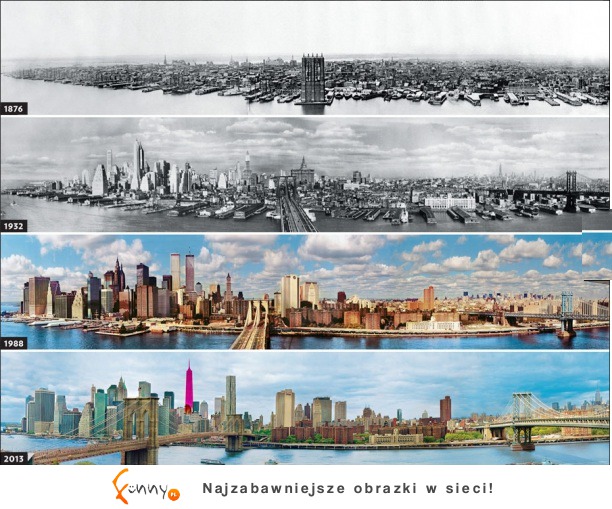 Jak się zmieniał Nowy Jork! MEGA :D