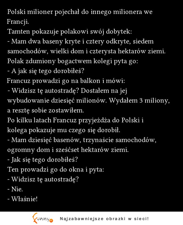 Polski milioner we Francji! Sprawdź różnicę między nimi HAHA :D