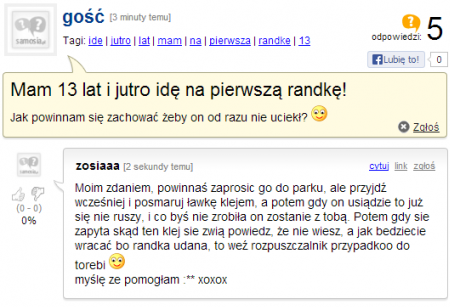 MAM 13 lat i jutro ide na pierwsza randke sprawdz co jej podwiedzieli na forum!