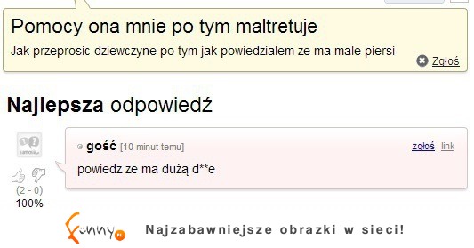 maltretuje mnie