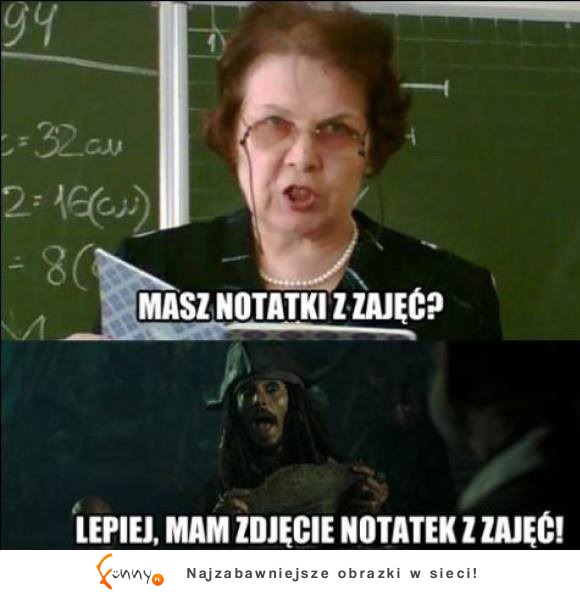 Masz notatki z zajęć