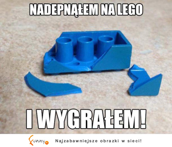 Nadepnąłem na LEGO