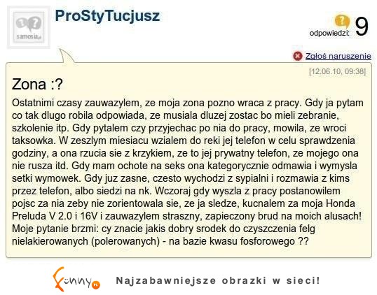 Może Wy znacie odpowiedź? :)