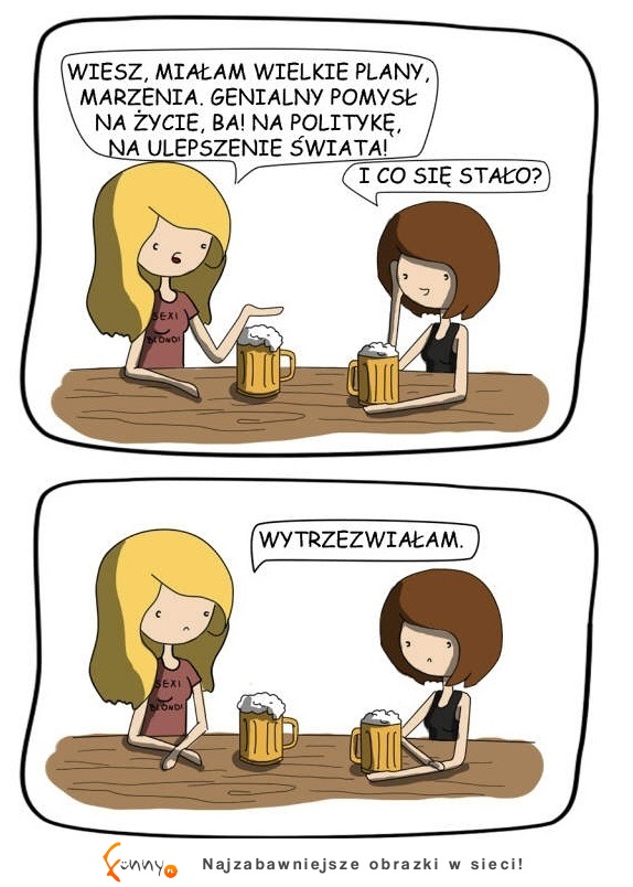 Wytrzeźwiałam :)