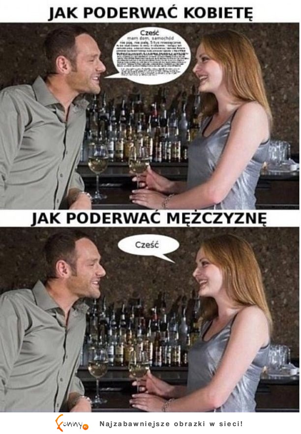 Podrywanie kobiet vs podrywanie mężczyzn! :)