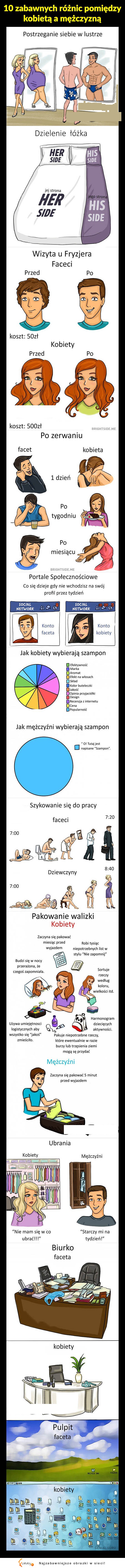 FACET vs KOBIETA, 10 śmiesznych faktów ;)